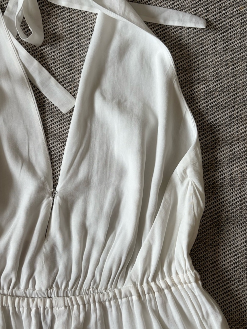 NEW Reformation Kiran Maxi Halter Dress White | US 0 UK 4 - Picture 11 of 14